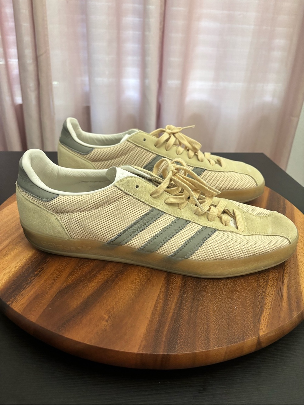 Adidas Gazelle Indoor Pro Sneakers Natural Beige Size 14